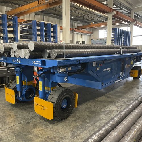 Transportador autopropulsado eléctrico - IL15ME-90°DSC - INDUSTRIAL LIFT - de 2 ejes / elevador / hidráulico