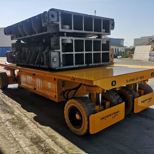 Transportador autopropulsado eléctrico - IL40ME-90°DSC - INDUSTRIAL LIFT - de 2 ejes / elevador / plataforma