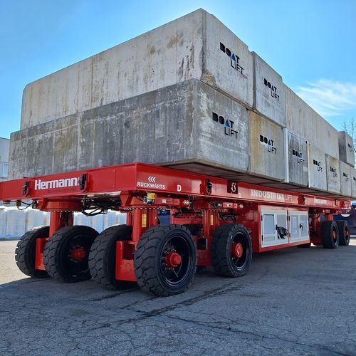 Transportador autopropulsado con motor diésel - IL130MES - INDUSTRIAL LIFT - de 4 ejes / elevador / plataforma