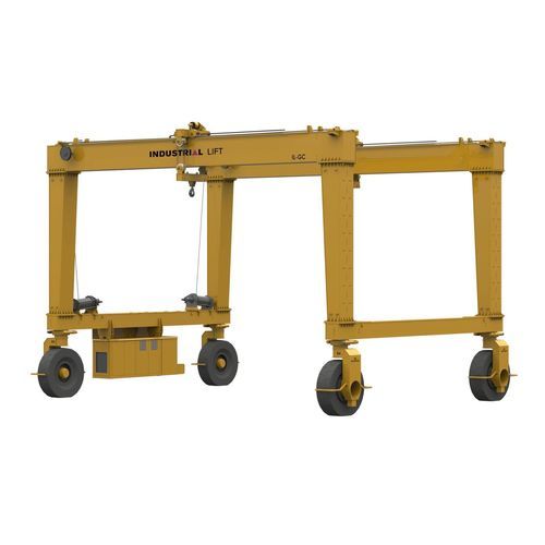 Pórtico portátil - INDUSTRIAL LIFT - de riel doble / motorizado / para grandes cargas