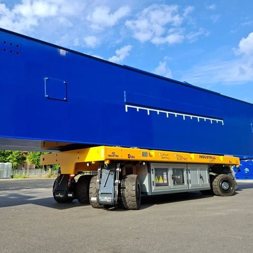 Transportador autopropulsado eléctrico - INDUSTRIAL LIFT - de 2 ejes / compacto / con radiocontrol