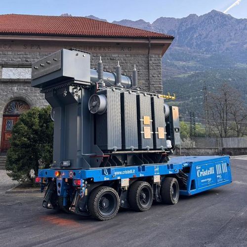 Transportador autopropulsado eléctrico - SPMT - INDUSTRIAL LIFT - con motor diésel / de 3 ejes / para grandes cargas