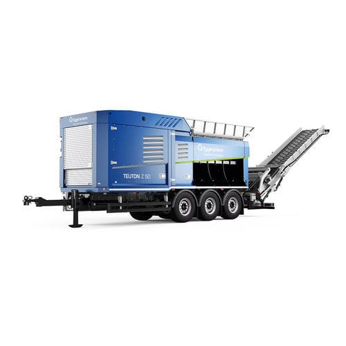 Destrozador de 1 eje - TEUTON Z 50  - Eggersmann Recycling Technology - para madera / para residuos comerciales