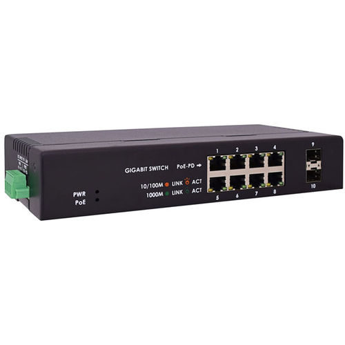 Conmutador Ethernet no administrable - NET-429 - WinSystems, Inc. - 10 puertos / PoE / redundante