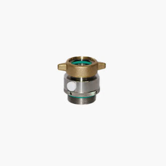 Adaptador hidráulico para tubos - 9024 - FLUIMAC - de polipropileno / de acero inoxidable / de latón