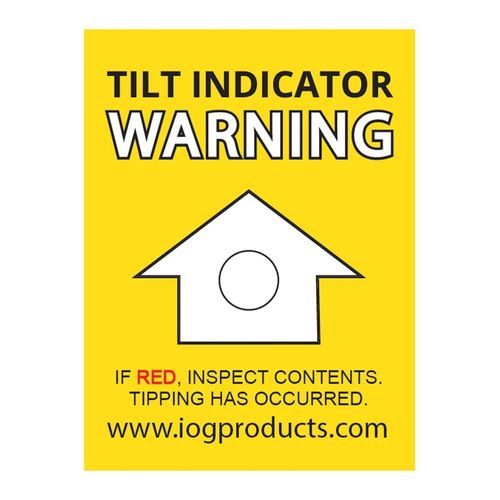 Indicador de impacto - IOG Products, LLC - Impact-O-Graph Devices - de inclinación / etiqueta