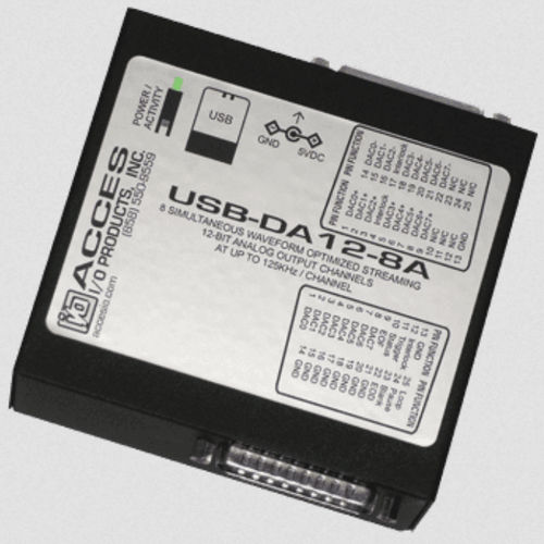 Módulo de salida analógico - USB-DA12-8E - ACCES I/O Products, Inc. - USB / 8 canales / de automatización