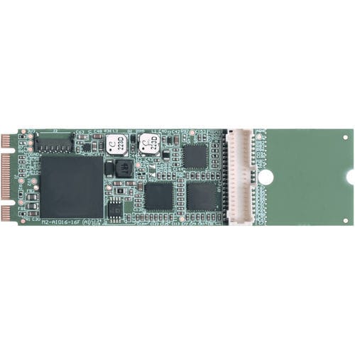 Tarjeta E/S analógica - M.2-AIO16-16F - ACCES I/O Products, Inc. - 16 canales / con 4 salidas analógicas / con 8 entradas analógicas