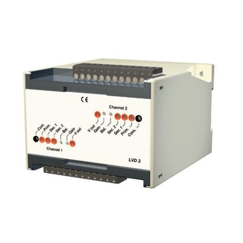 Acondicionador de señal en riel DIN - LVD 3  - Nobel Weighing Systems - para transductores LVDT