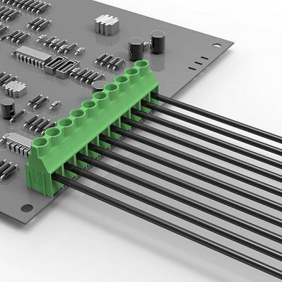 Bloque de conexión para circuito impreso - LG7.62-7.62 series - Elinker Electric - con tornillo