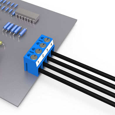 Bloque de conexión para circuito impreso - LG300V-5.0 series - Elinker Electric - enchufable / con tornillo / IEC