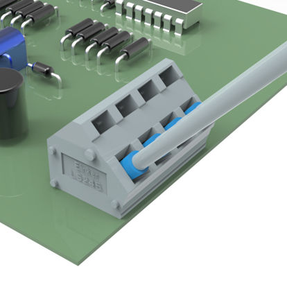 Bloque de conexión para circuito impreso - LS245-5.0 series - Elinker Electric - de muelle