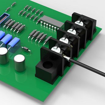 Bloque de conexión para circuito impreso - LW1MB-8.25 series - Elinker Electric - con tornillo
