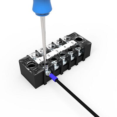 Bloque de conexión con tornillo - TB1-15A - Elinker Electric - de material plástico