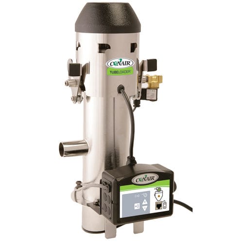 Cargador de tolva para granulado de plástico - TLM  - Conair - para transporte neumático / para la industria del plástico / compacto