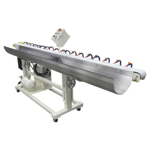 Transportador de banda - MTAC series - Conair - horizontal / de descarga / motor eléctrico