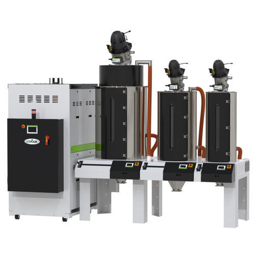 Tolva de secado - ResinWorks® - Conair - para granulados de plástico / para unidades de alimentación / para máquina