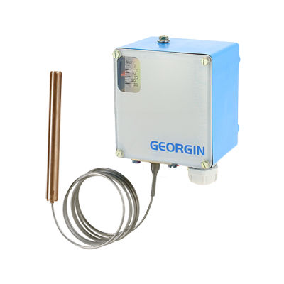 Conmutador térmico de expansión de gas - U series - GEORGIN S.A. - de latón / SIL / IP65