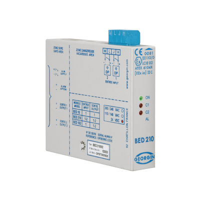 Relé estático 24 Vcc - BED series - GEORGIN S.A. - 48 V CC / 110 V CA / en riel DIN