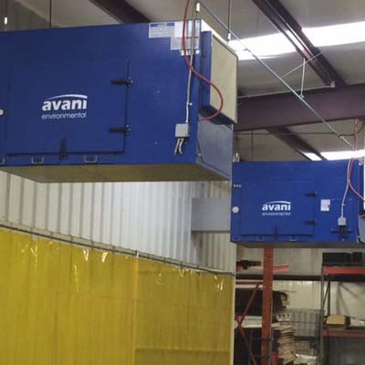 Extractor de humo de pared - SAU-X5  - Avani Environmental - para la industria / de cartucho