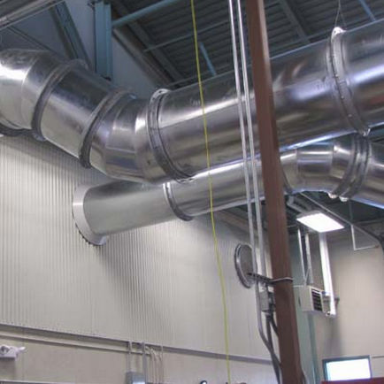 Conducto de aire rígido - Avani Environmental - de acero inoxidable / de acero galvanizado / para ventilación