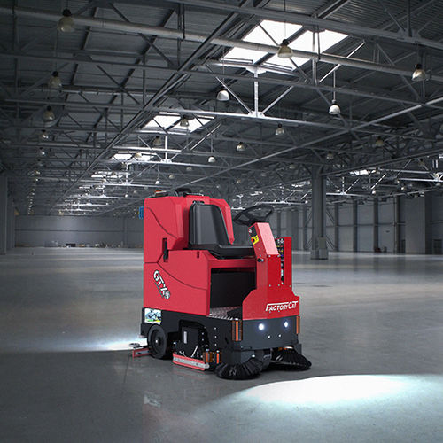 Fregadora con operador a bordo - GTX - FactoryCat - alimentada por batería