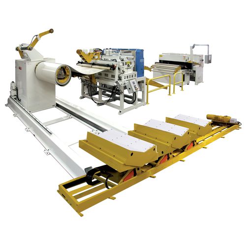 Línea de corte transversal para metal - DIMECO - CNC / de desenrollado / alimentada por bobina