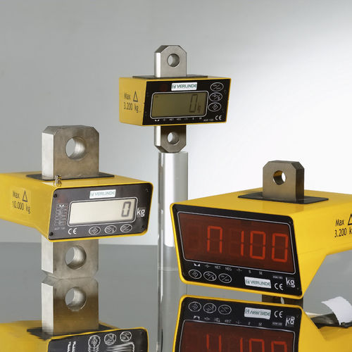 Dinamómetro para la medición de la carga - PEV series - VERLINDE - con pantalla LCD / con pantalla LED