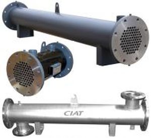 Intercambiador de calor tubular - FSH - CIAT - líquido-gas
