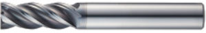 Fresa monobloque - VXE504 series - WIDIN Co Ltd  - para acero inoxidable / para acero al carbono / para cobre