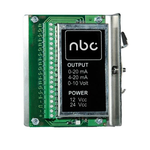 Transmisor de peso analógico - ANA 126R - NBC Elettronica Group Srl - montado sobre carril DIN