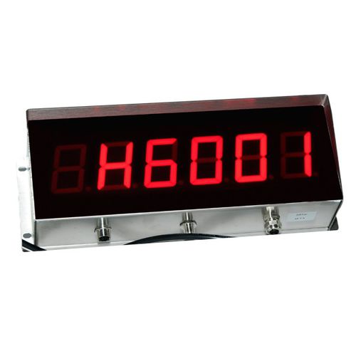 Indicador de pesaje con visualizador led - VIS H60 - NBC Elettronica Group Srl - de pared / resistente al agua / IP65