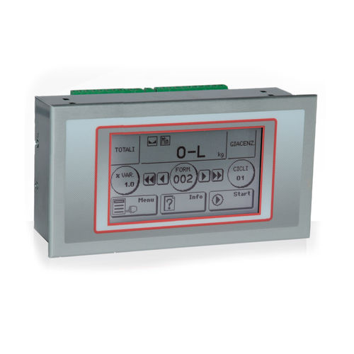 Indicador de pesaje visualizador LCD - TS 01 - NBC Elettronica Group Srl - empotrable / IP65 / USB