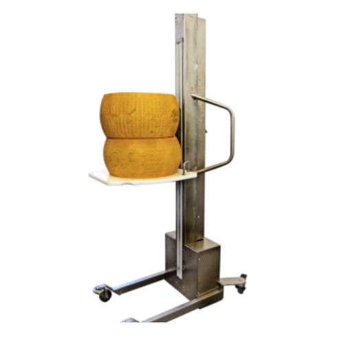 Carro para queso - Caseartecnica Bartoli - de manipulación / de acero inoxidable / de plataforma