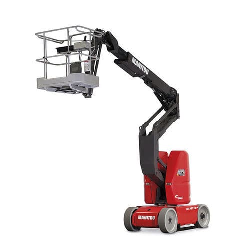 Cesta articulada móvil - 150 AETJ-C - MANITOU - alimentada por batería / para aplicaciones industriales