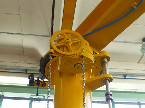 Grúa pluma de columna - GBRM series - ETS engineering Spa - 360° / manual