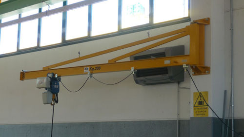 Grúa pluma de pared - GBH - ETS engineering Spa - rotativa