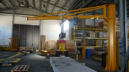 Grúa pluma de columna - GBH - ETS engineering Spa - rotativa