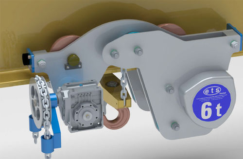 Polipasto de cadena de altura perdida - ULH series - ETS engineering Spa - manual / antideflagrante / antichispas