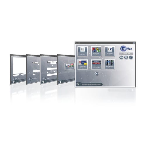 Software de diseño - SignMax v10 - Max Systems GmbH - servidor / biblioteca gráfica / para la impresión de etiquetas