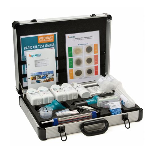 Kit de prueba para aceite de motor - CLM - GESERCO - de viscosidad / de dilución / manual