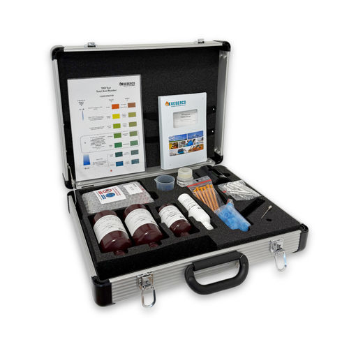 Kit de prueba TAN - TANTest&trade; - GESERCO - manual / de aceite de lubricación / para fluido hidráulico