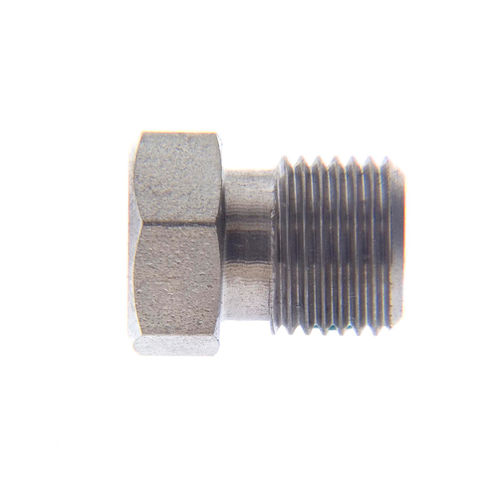 Tapón hexagonal - Labfacility Limited - roscado / de acero inoxidable