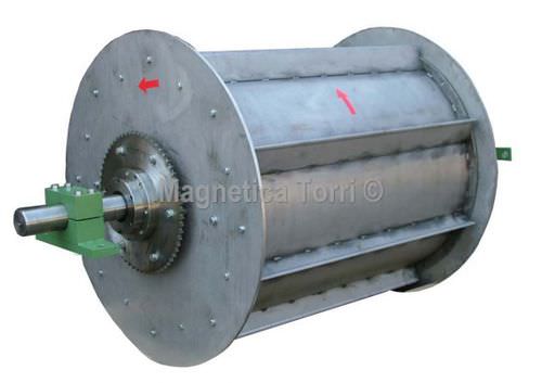 Separador de metales - TMK series - Magnetica Torri s.r.l. - magnético de tambor / para la industria del reciclaje / para fundición