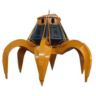 Pulpo orange peel - Heppenstall Technology - hidráulico / para chatarra / para la recogida de residuos