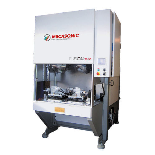 Máquina de soldar de placa caliente - FUSION 7050 - MECASONIC - automática / independiente / para piezas de automóvil