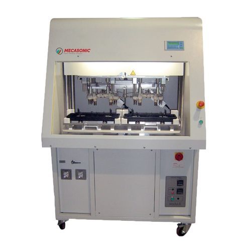 Máquina de soldar de aire caliente - 20/80 - MECASONIC - automática / con ruedas / para componentes electrónicos