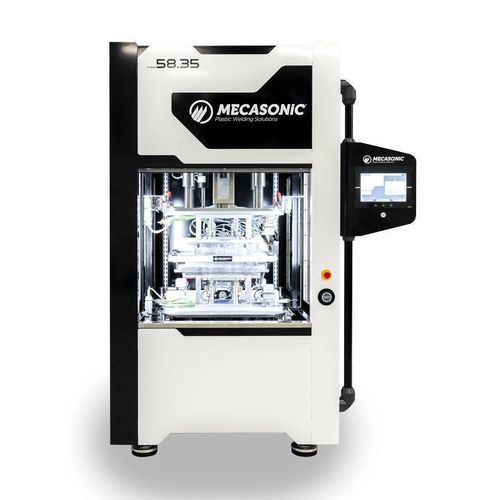 Máquina de soldar de placa caliente - FUSION 58.35E - MECASONIC - controlada por PLC / 400 V trifásico / con pantalla táctil