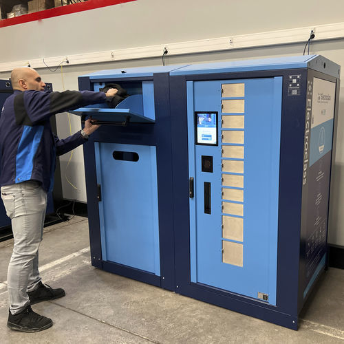 Sistema de armarios de almacenamiento y distribución - CYCLEBOX - ELECTROCLASS - de suelo / de puertas batientes / multipuertas