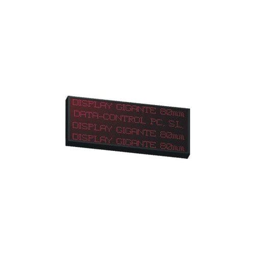 Visualizador LED - Data-Control PC - alfanumérico / industrial / de información